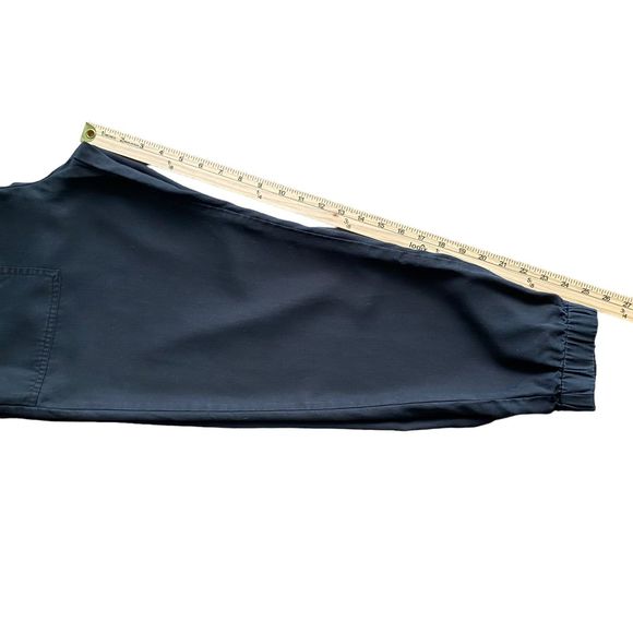 Abercrombie & Fitch Women's Joggers L Black Elastic Paper Bag Waist Lyocell - Picture 5 of 9